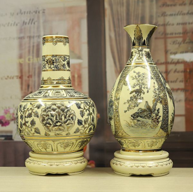 Bình hoa lam tỳ bà